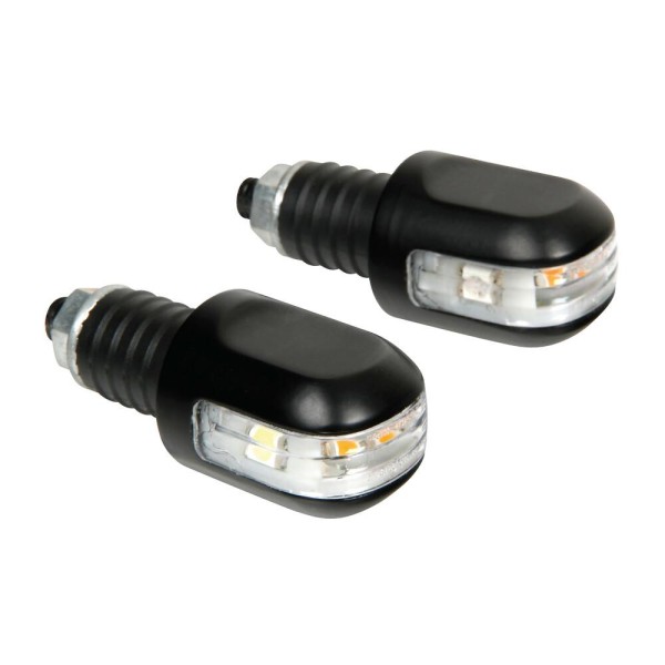 STABILIZZATORI MANUBRIO CON LED BLACK 17/23MM