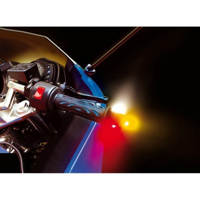 STABILIZZATORI MANUBRIO CON LED BLACK 17/23MM 90240 2