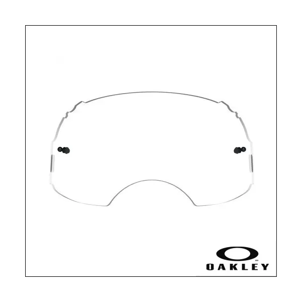 LENTE PER MASCHERA CROSS OAKLEY AIRBRAKE TRASPARENTE