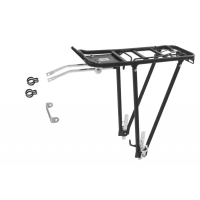 PORTAPACCHI BICI 24/28 UNIVERSALE ALLUMINIO REGOLABILE 2 ASTE