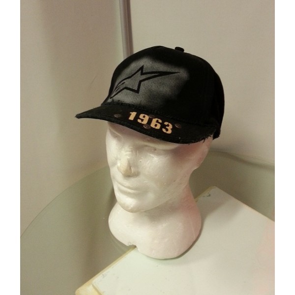 CAPPELLO ALPINESTARS NERO CON VISIERA