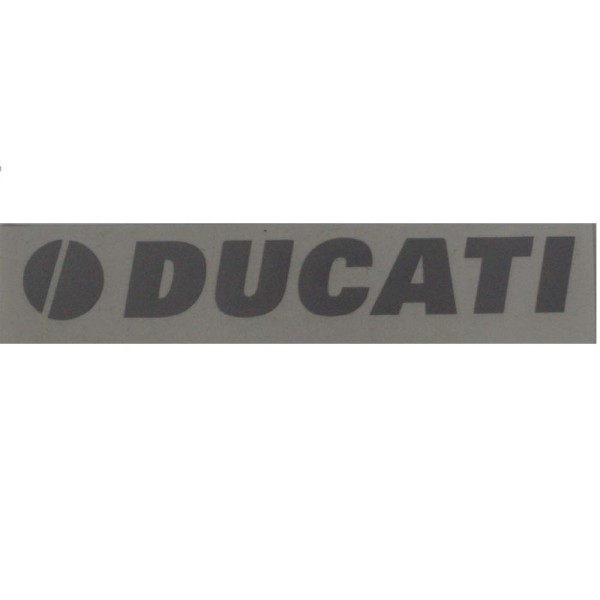 ADESIVO DUCATI  GRIGIO 17 x 4 cm