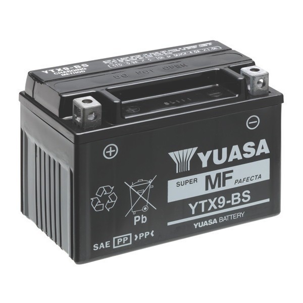 BATTERIA YUASA YTX9-BS 12V 8Ah SIGILLATA