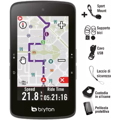 GPS BRYTON RIDER S800E CON SUPPORTO FRONTALE IN ALLUMINIO BRS800E 1 GPS BRYTON RIDER S800E CON SUPPORTO FRONTALE IN ALLUMINIO BRS800E 1