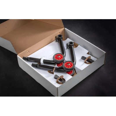 CAVALLETTO ALZA MOTO LV-8 BLACK/WHITE ANTERIORE E600LC 4