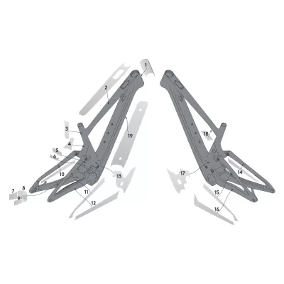 KIT PROTEZIONE TELAIO SYNCROS PER LUMEN E-RIDE