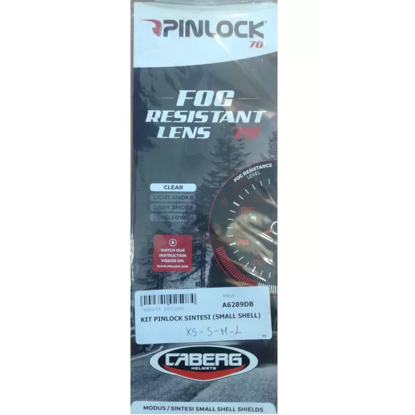 PINLOCK CASCO CABERG SINTESI PER TAGLIA XS/S/M/L