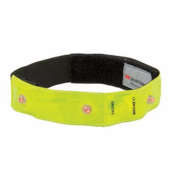 FASCIA ALTA VISIBILITA' BICI RUNNING MOTO FLUORESCENTI M-WAVE
