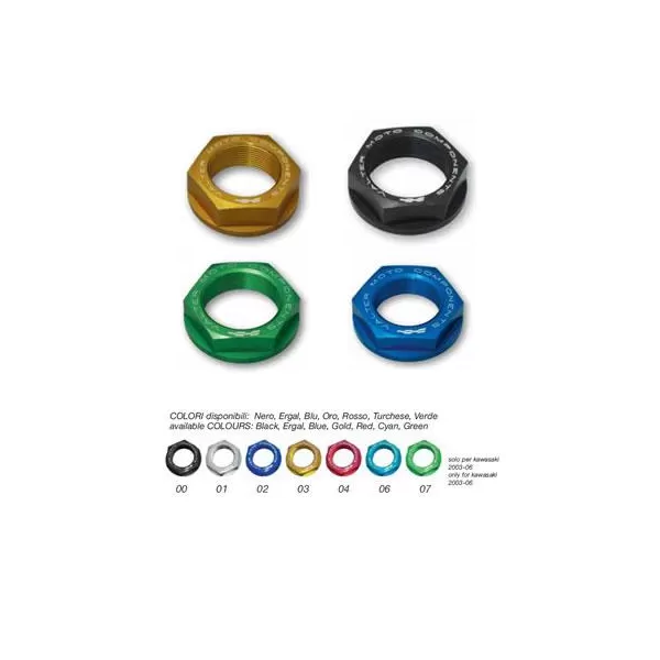 DADI CANOTTO TL1000/GSXR/SV 03 ERGAL VALTER MOTO COLOR ORO
