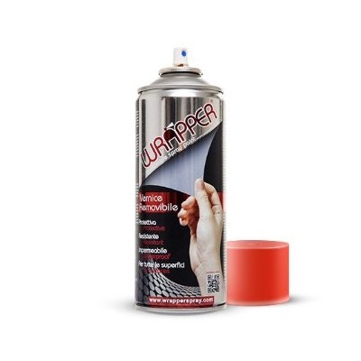 VERNICE SPRAY REMOVIBILE WRAPPER ROSSO FLUO 1PZ. 16428 1
