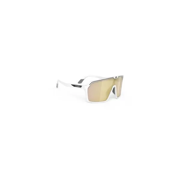 OCCHIALI RUDY PROJECT SPINSHIELD WHITE MATT LENTE GOLD