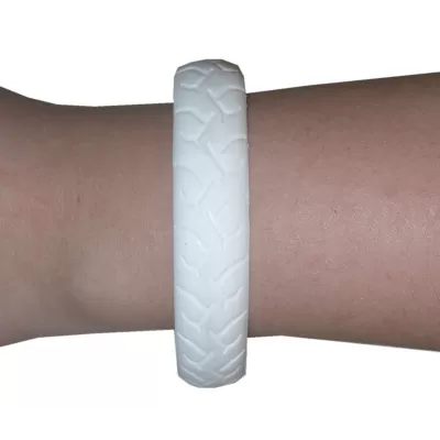 BRACCIALE GOMMA COPERTONE DIRTBOY ROAD 202MM BIANCO 2019501000 1