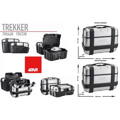 VALIGIE LATERALI GIVI TREKKER 33 LT COPPIA TRK33PACK2 2