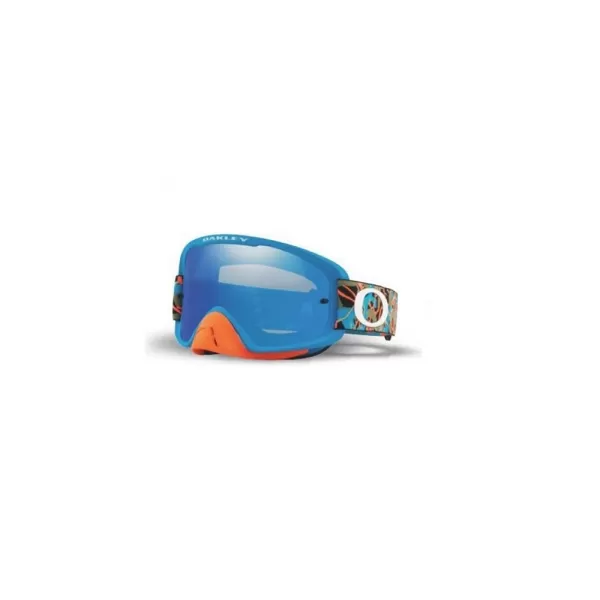 MASCHERA CROSS OAKLEY O-FRAME 2.0 MX CAMO VINE JUNGLE BLUE ORANGE/LENTE ICE+CLEAR