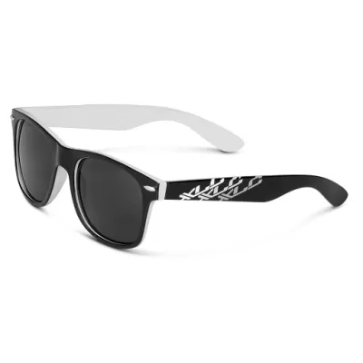 OCCHIALI XLC MADAGASKAR SG-F06 BIANCO-NERO LENTE FUMO