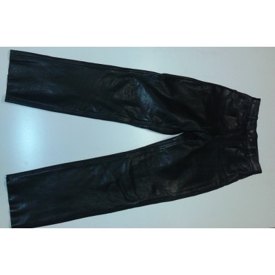 PANTALONE AMERICAN-EAGLE 5 TASCHE NERO PELLE PER CUSTOM/HARLEY 10759 1